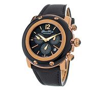Glam Rock Donna Miami Cronografo Nero Quadrante Nero Saffiano Pelle, cinturino, Cinghia