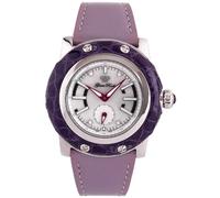 Glam Rock GR10010 - Orologio da polso da donna, cinturino in pelle colore violetto