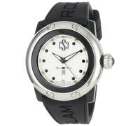 Glam Rock Women's GR64002 Miami Beach Silver Dial Black Silicone Watch