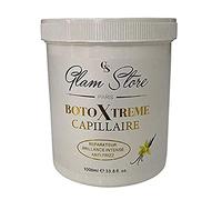 GLAM STORE botoxtreme maschera per la ricostruzione dei capelli - cura ultra concentrata - cheratina - acido ialuronico - capelli molto danneggiati - 1000 ml (vaniglia)