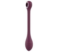 Glam - vibratore per il punto G a batteria, impermeabile e malleabile (viola)