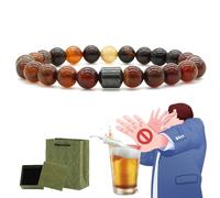 Glame Anti Alcohol Bracelet, Anti Alcohol Magnetic Bracelet Women & Men, Helps Reduce the Urge to Drink, Relieve Anxiety and Stress (G)