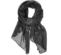GLAMEXX24 Sciarpa Donna Sciarpa tonda Sciarpa metallizzata Glitter Tubo Sciarpa Hertz Fiori Modello Stola per la primavera estate Tutto l'anno