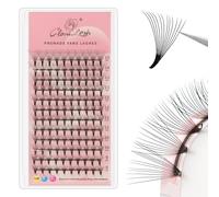 GLAMLASH Extension Ciglia 12D 0.07mm D Curva 8-15mm Mix | Volume Russo Ventaglio Premontate per Uso Professionale in Salon