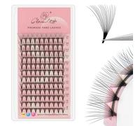 GLAMLASH Extension Ciglia 16D 0.05mm C Curva 8-15mm Mix | Volume Russo Ventaglio Premontate per Uso Professionale in Salon