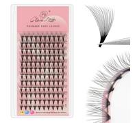 GLAMLASH Extension Ciglia 20D 0.05mm D Curva 8-15mm Mix | Volume Russo Ventaglio Premontate per Uso Professionale in Salon