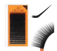 GLAMLASH Extension Ciglia Singole 0.07mm L Curl 7-15mm Classiche 1:1 per Uso Professionale in Salon (0.07L,7-15mm Mix)