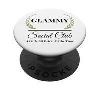 Glammy Social Club Un po 'di più. tutto il tempo. nonna PopSockets PopGrip Adesivo
