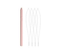 GlamorDove Strumento di estensione dei capelli Loop Strumento Tirare Gancio Maniglia Infila per Micro Anelli Looper Capelli Accessori per Saloni di Bellezza
