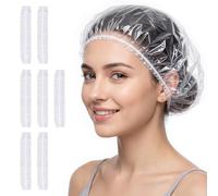 Glamoreal 150 pezzi cuffie da doccia, impermeabili, usa e getta, 40 cm | 150 cuffie da doccia monouso, 40 cm impermeabili, elastiche per tutte le taglie, per salone, spa, viaggio, casa.