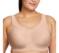 Glamorise 9066, Reggiseno Sportivo Donna, Café, 5D