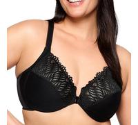 Glamorise Front-Close T-Back Wonderwire Underwire #1246 Reggiseno, Nero (Black), 44E Donna