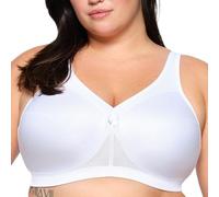 Glamorise - Reggiseno semplice, donna, colore bianco (white), taglia 5DD IT (Taglia produttore: 90E)