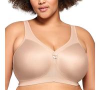 Glamorise - Reggiseno semplice, donna, colore beige (beige (café)), taglia 6G IT (Taglia produttore: 95I)