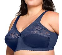Glamorise Magiclift Original Support Bra Wirefree #1000, Reggiseno a coppa piena Donna, Blu, 4D