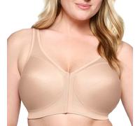 Glamorise Magiclift Posture Back Bra Wirefree #1265, Reggiseno Donna, Beige, 10G