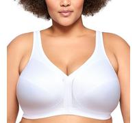 Glamorise Magiclift Posture Back Bra Wirefree #1265, Reggiseno Donna, Bianco, 6F