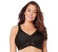 Glamorise Magiclift Posture Back Bra Wirefree #1265, Reggiseno Donna, Nero, 10G