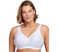 Glamorise Magiclift Seamless Sports Bra Wirefree #1006 Reggiseno, Semi-oscurante, Bianco (White 110), 34D Donna
