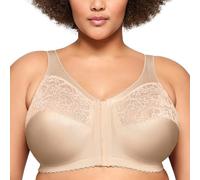 Glamorise MagicLift, #1200 - Reggiseno da donna a sostegno elevato, Rosso tendente rosa, 52DD