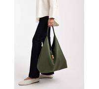 Glamorous - Borsa shopping verde kaki grande in pelle sintetica No Size