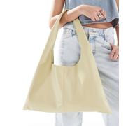 Glamorous - Maxi borsa da spalla a trapezio verde pallido No Size