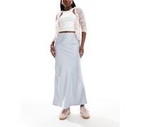 Glamorous - Ultimate - Gonna sottoveste midi in raso argento 34
