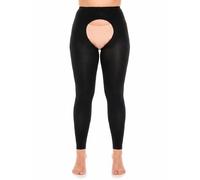 GLAMORY Collant 'Breeze 60 Ouvert Microfaser Fußlose Strumpfhose' nero Donna - Abbigliamento - Occasioni - Matrimonio - Per le damigelle - Intimo GLAMORY XXL