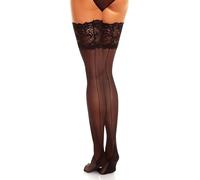 GLAMORY Couture 20 Calze autoreggenti senza cuciture Nero M