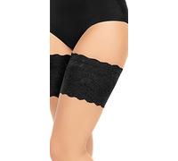 GLAMORY Fasce Cosce Anti Chafing Scaldamuscoli, 100 DEN, Nero, L Donna