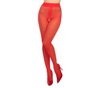 GLAMORY Ouvert 20 Collant Rosso XL