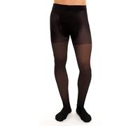GLAMORY Support 70 Collant di Sostegno da Uomo, 70 cm, Nero, L Große Größen Men's