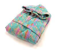 Glamour, Accappatoio con Cappuccio (M, Turchese)