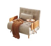 Glamour Haven Divano letto pieghevole per piccoli spazi, Divano letto pieghevole con vassoio e schienale regolabile Letto per gli ospiti per appartamento, soggiorno, ufficio(99cm)