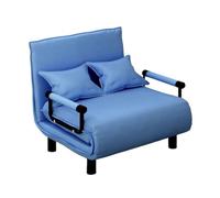 Glamour Haven Divano letto pieghevole per piccoli spazi, Divano letto trasformabile, poltrona letto pieghevole for piccoli spazi Letto per gli ospiti per appartamento, soggiorno, ufficio(Blue,100cm)