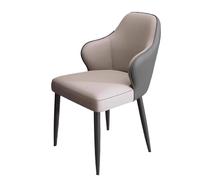 Glamour Haven Sedie da pranzo moderne e comode, Sedie da pranzo moderne for casa e hotel, for conferenze, con schienale Ideali per tavolo da pranzo, cucina di casa o rist(Light grey)