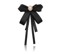 GlamRays Papillon da donna, papillon a clip, papillon pre-legato per donne e ragazze, fiocco con strass per camicie uniformi matrimonio