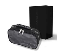 GlamSeries GlamTraveler Trousse da borsa 270 x 165 x 75 mm, beauty case, astuccio per make-up rivestito in PVC con coperchio trasparente