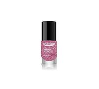 Glam'Up Paris - Smalto per unghie, ultra lucido, a lunga durata, ad asciugatura rapida, n. 129, glitterato, colore: rosa