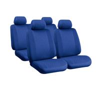 Lampa Set coprisedili auto Glamur Basic-Fit - fodere coordinate in jacquard Blu