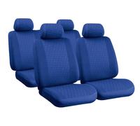 Glamur Basic-Fit, set fodere coordinate in jacquard - Blu