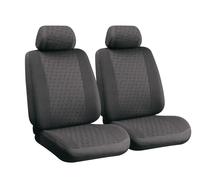 Glamur, coppia coprisedili anteriori in jacquard, universali - Antracite
