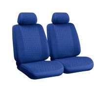 Glamur, coppia coprisedili anteriori in jacquard, universali - Blu