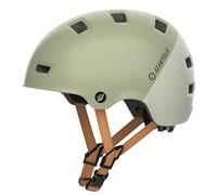 GLAMVILLA Casco da skateboard Casco da bici Ultraleggero Casco da città per bambini/donne/uomini, Casco protettivo unisex regolabile per skateboard E-Scooter Roller BMX, solo 260g/270/280g (Verde