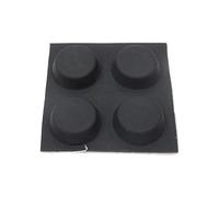 Glanhbnol 4 supporti per tablet/notebook, piccoli piedini rotondi in gomma per tastiera, cuscinetti angolari in silicone antiscivolo, per computer portatile