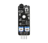 Glanhbnol Modulo sensore fotoelettrico riflettente 3 3 - 5 V per evitare ostacoli linea barriera, modulo sensore per sensore di prevenzione degli ostacoli Kit
