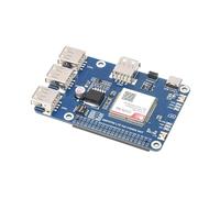 Glanhbnol SIM7670G Cat-1/GNSS HAT Estensione per RPi Supporto Cat-1 GNSS Posizionamento Global 3X USB2.0 Porta Estesa Velocità di trasferimento dati