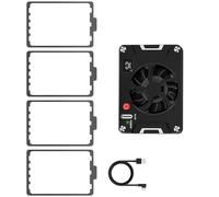 Glanhbnol Ventola di Raffreddamento Professionale Della Macchina Fotografica Con Controllo Della Temperatura Per XS10/XH2S A7C2/A7M4 Telecamere Live Streaming Lungo