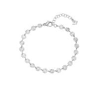 Glanzstücke München Bracciale da donna acciaio inossidabile | Bracciale a maglie, chiusura a moschettone