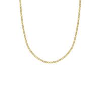 Glanzstücke München Collana da donna 925/- argento sterling oro giallo | placcato oro giallo 14 carati, catena a sfere, chiusura a moschettone